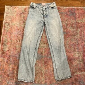 Revice denim high waisted straight leg jeans